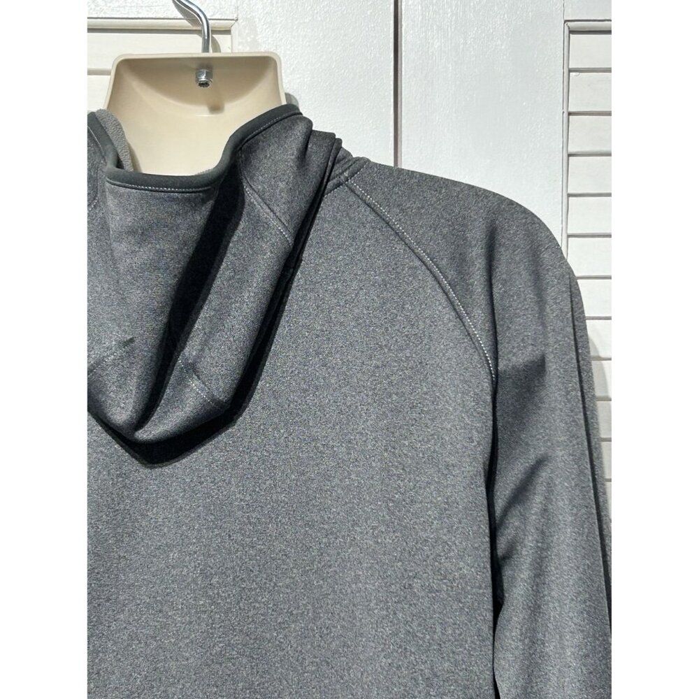 The North Face Men's Gray Full-Zip Hooded Jacket With Blue Logo Size XL 3045 - Picture 9 of 12